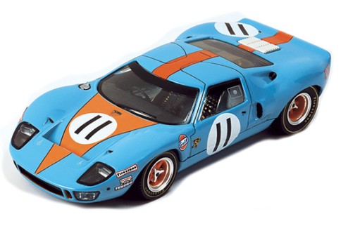 FORD GT40  "Gulf" J.Oliver-B.Muir #11 Le Mans 1968