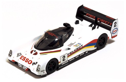 Peugeot 905 M. Baldi-P. Alliot-J. P. Jabouille #2 3rd Le Mans 1992