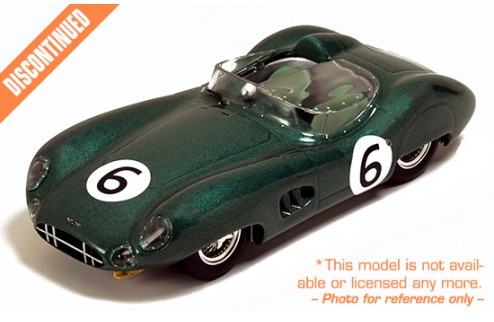 Aston Martin DBR1 M. Trintignant-P. Frere #6 2nd Le Mans 1959