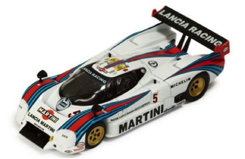 Lancia LC2 (Martini) #5 H. Pescarolo-M. Baldi-L. Cesario Le Mans 1985