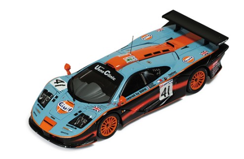 McLaren F1 GTR#41 (Gulf) A. Olofsson-P. H. Raphanel-J. M. Gounon 2nd Le Mans 1997