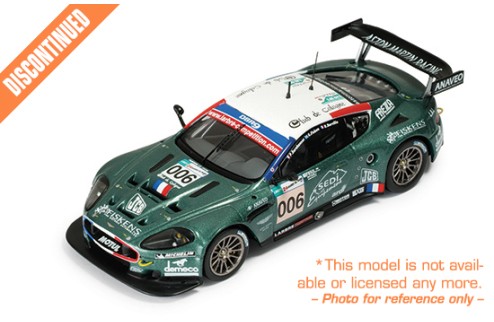 Aston Martin DBR9 #006 P. Bornhauser-R. Berville-G. Fisken Le Mans 2007