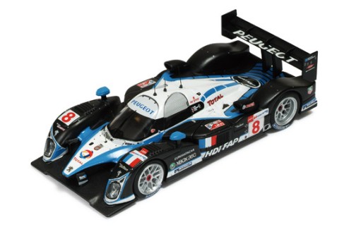 Peugeot 908 HDI-FAP #8 P. Lamy-S. Sarrazin-A. Wurz LMP1 8th Le Mans 2008