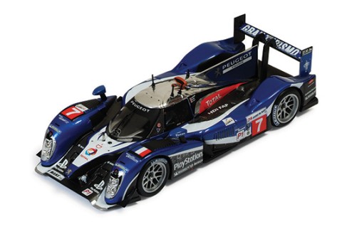 Peugeot 908 #7 A. Davidson - M. Gene - A. Wurz LMP1 Le Mans 2011