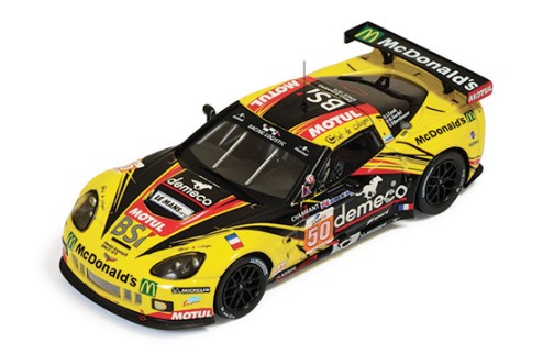 Chevrolet Corvette C6 Zr1 #50 P. Bornhauser - J. Canal - G. Gardel Winner GTe Am Le Mans 2011