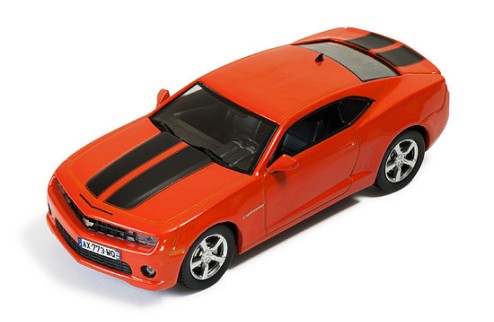 Chevrolet Camaro 2012 Metallic Orange (with Black Stripes