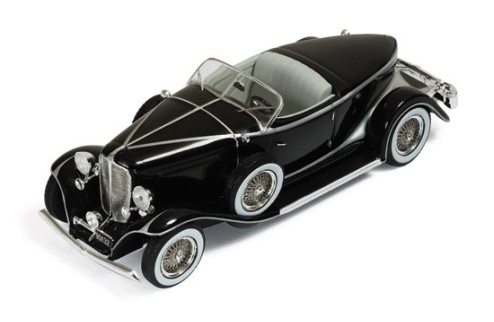 Auburn Boat Tail Roadster 1933 Black & Silver