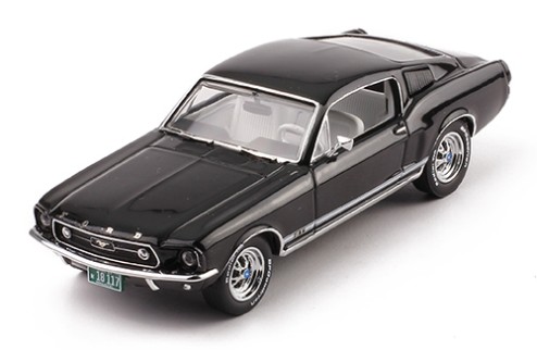 FORD MUSTANG GT Fastback 1967 Black W/ White Interior