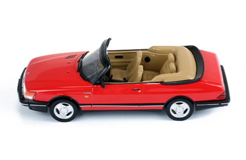 SAAB 900 TURBO CABRIOLET 1991 RED