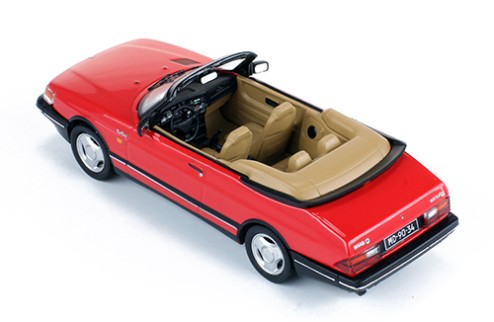 SAAB 900 TURBO CABRIOLET 1991 RED
