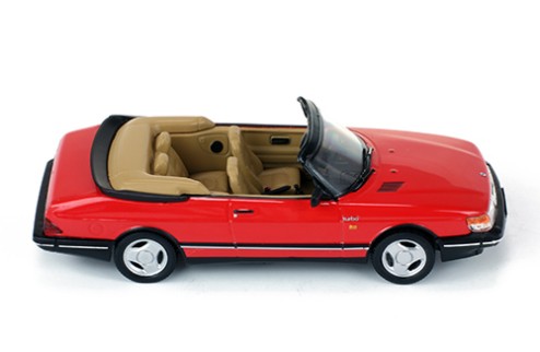 SAAB 900 TURBO CABRIOLET 1991 RED