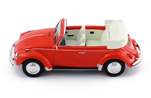 VOLKSWAGEN SUPER BEETLE 1973 CONVERTIBLE RED