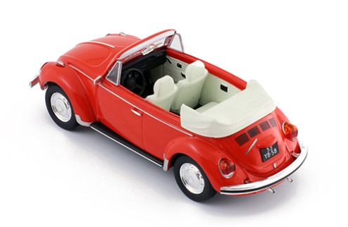 VOLKSWAGEN SUPER BEETLE 1973 CONVERTIBLE RED