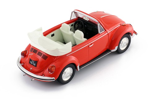 VOLKSWAGEN SUPER BEETLE 1973 CONVERTIBLE RED
