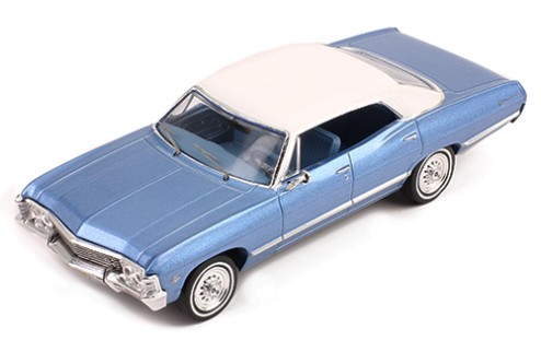 CHEVROLET IMPALA SPORT SEDAN 1967 BLUE