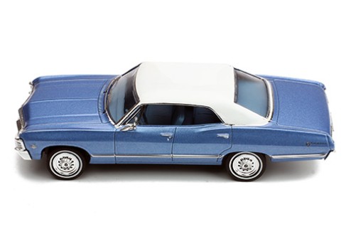 CHEVROLET IMPALA SPORT SEDAN 1967 BLUE