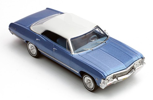 CHEVROLET IMPALA SPORT SEDAN 1967 BLUE