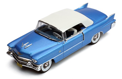 CADILLAC ELDORADO BIARRITZ 1956 Metallic Blue With White Roof