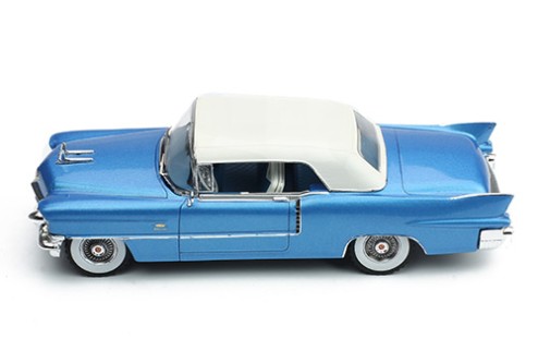 CADILLAC ELDORADO BIARRITZ 1956 Metallic Blue With White Roof