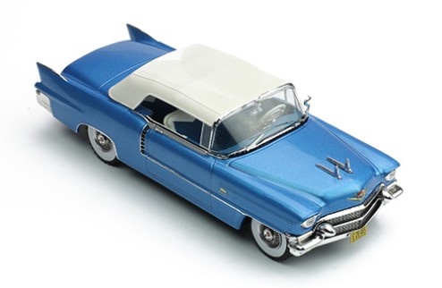 CADILLAC ELDORADO BIARRITZ 1956 Metallic Blue With White Roof