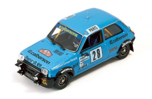 Renault 5 Gr. 2 B. SABY-M. Guegan Rallye Monte Carlo 1979 (Light Blue)