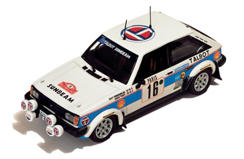 Talbot Sunbeam Lotus G # 16 -Frequelin-Todt Rally Monte Carlo 1981
