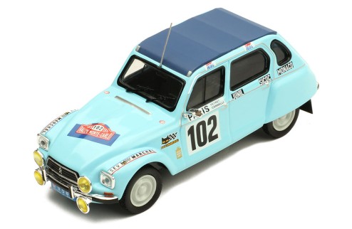 CITROËN DYANE #102 M. Peyret-J. J. Cornelli  Rallye Monte-Carlo 1976