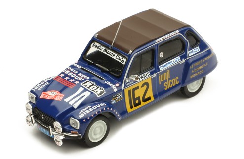 CITROËN DYANE #162 M. Peyret-J. J. Cornelli  Rallye Monte-Carlo 1978