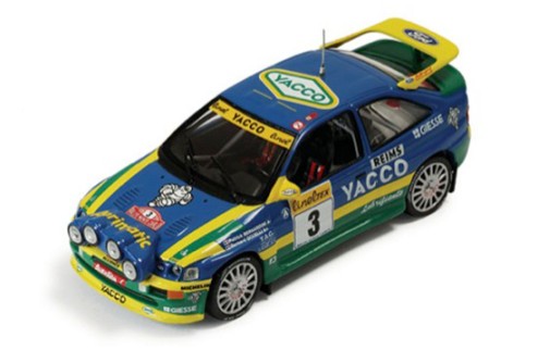 Ford Escort Cosworth (Yacco) #3 P. Bernardini-B. Occelli Winner Rally Monte Carlo 1996 (with night lights)