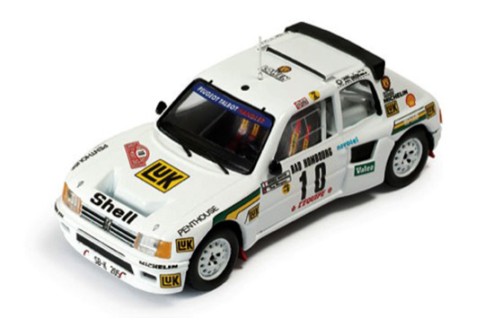 Peugeot 205 Turbo 16v Evo 2 #10 M. Mouton-Arrii Rally Monte Carlo 1986