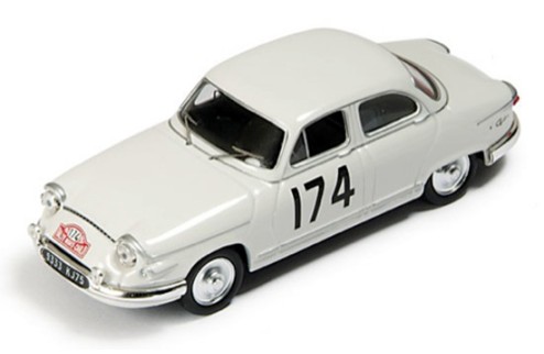 Panhard Pl17 #174 M. Martin-R. Batteau Winner Rally Monte Carlo 1961