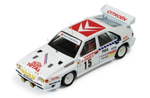 Citroen Bx 4tc #15 J. C. Andruet-A. Peuvergne Rally Monte Carlo 1986