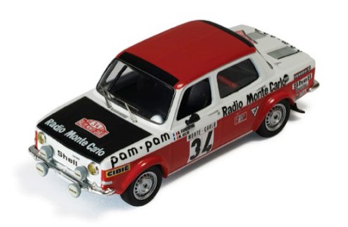 Simca 1000 Rally #34 B. Fiorentino-M. Gelin Rally Monte Carlo 1973