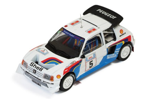 Peugeot 205 Turbo 16v Evo 2 #5 J. Kankkunen-J. Piironen Winner Rally Acropolis 1986 (World Champion)