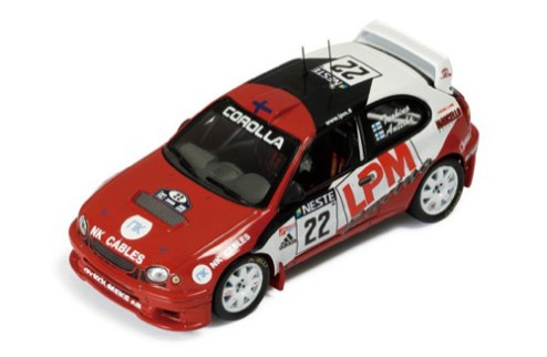 Toyota Corolla WRC #22 J. Tuohino-M. Anttila Rally Finland 2000