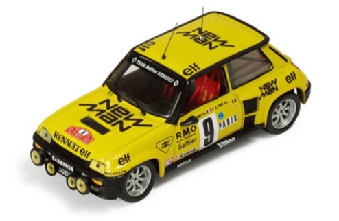 Renault 5 Turbo #9 B. Saby-F. Sappey Rally Monte Carlo 1982
