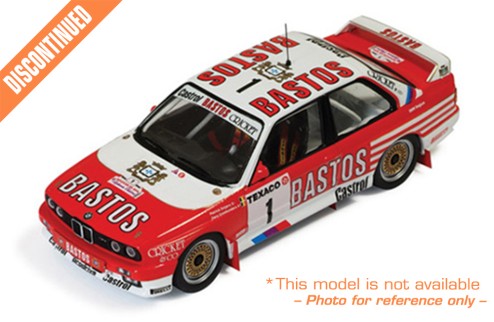 BMW M3 (Bastos) #-1 P. Snijers-D. Colebunders Winner Boucles de Spa 1988