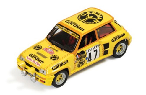 Renault 5 Turbo #47 P. Rouby-A. Giron Rally Monte Carlo 1982