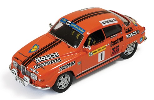 Saab 96 V4 #1 S.Blomqvist-H.Sylvan 2nd Swedish Rally 1975