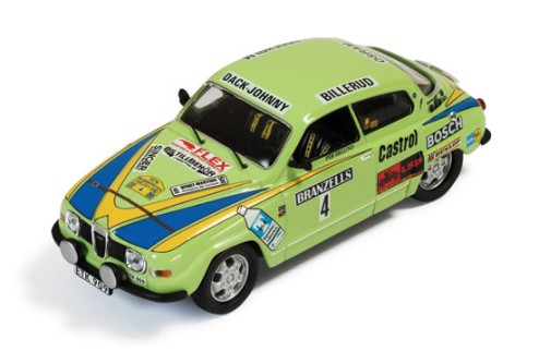 Saab 96 V4 #4 - P. Eklund-B. Cederberg - Winner Swedish Rally - 1976