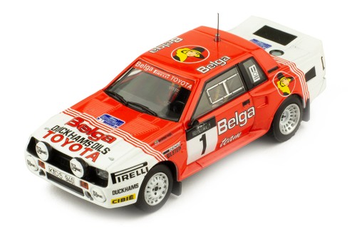 TOYOTA Celica TwinCam Turbo (TA64) #1 J. Kankkunen-F. Gallager Haspengouw Rally 1985