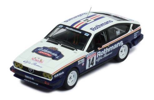 ALFA ROMEO GTV6 #14 Y. Loubet-J.M. Andrié Tour de Corse 1986