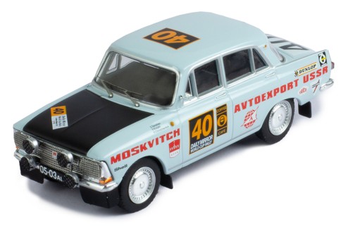 MOSKVITCH 412 #40  S.Tenishev-V.Kislykh-V.Chirotchenkov Rally London - Mexico 1970