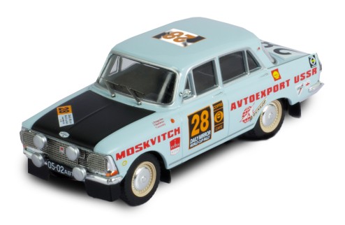 MOSKVITCH 412 #28  L.Potapcikas-Y.Lesovskiy-E.Bazhenov Rally London - Mexico 1970