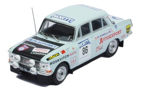 MOSKVITCH 412 #86 S.Brundza-V.Ilin 1000 Lakes 1973