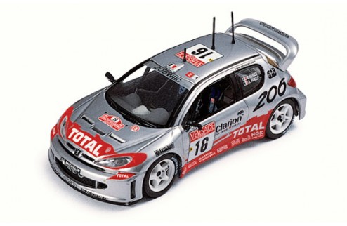 PEUGEOT 206WRC PANIZZI Winner SANREMO 2001