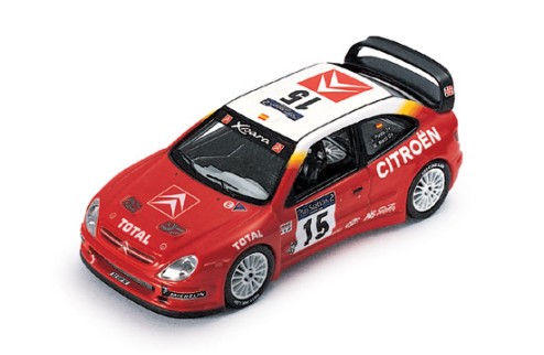 Citroen Xsara WRC J. Puras-M. Marti Winner Tour de Corse 2001