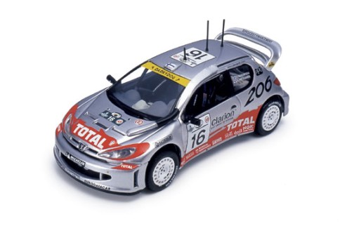 Peugeot 206WRC H. Rovanpera Safari Rally 2001