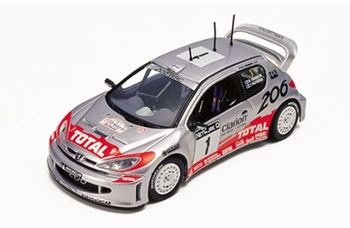 Peugeot 206WRC M. Gronholm Winner Great Britain Rally 2001