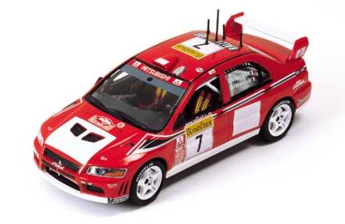 Mitsubishi Lancer WRC F. Delecour-D. Grateloup Monte Carlo 2002